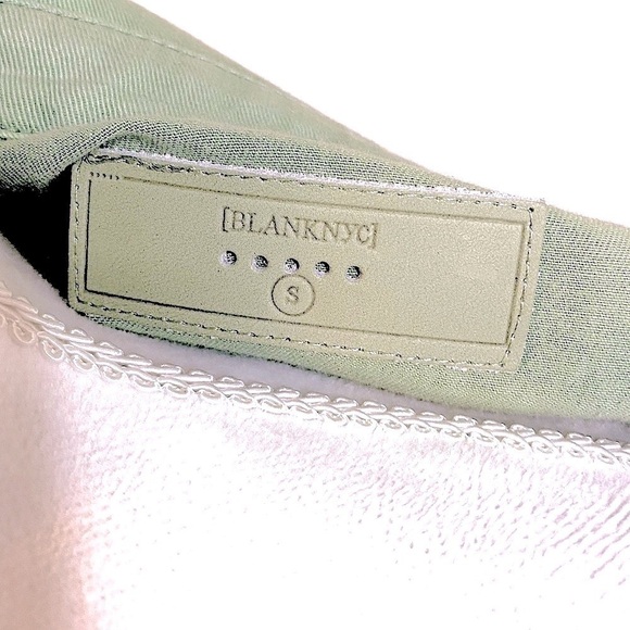 NWT BLANK NYC Here and Now Cropped Utility Jacket Green Size Small - Picture 5 of 12